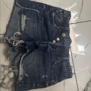 Aeropostale Vintage High Rise Denim Shorts